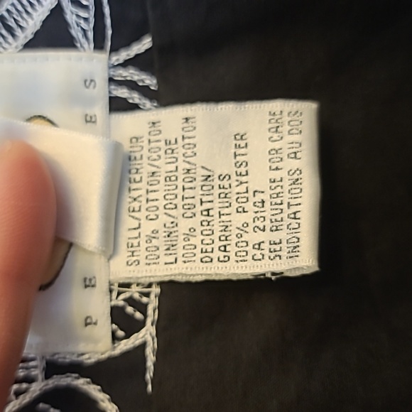 EUC Talbots Petites sz 4 Embroidered Leaf Skirt - Picture 5 of 6